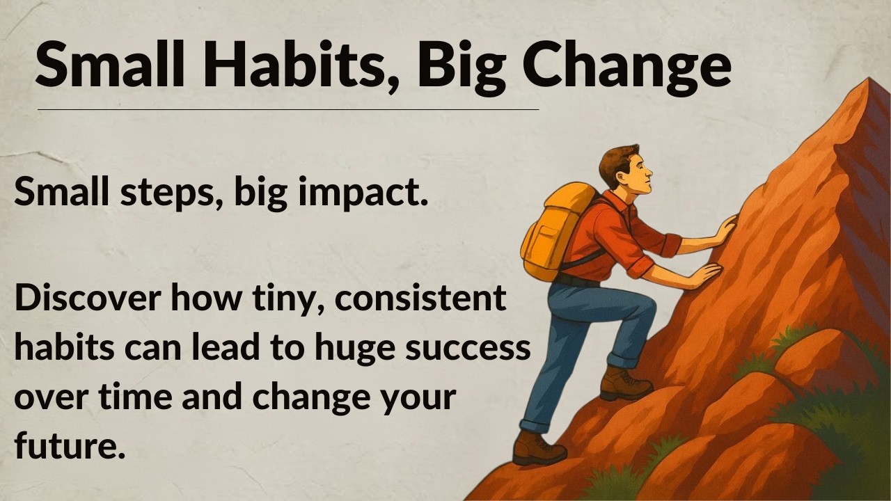 Small Habits, Big Change || 1% Daily Improvement That Transforms Your Life || Motivational Video