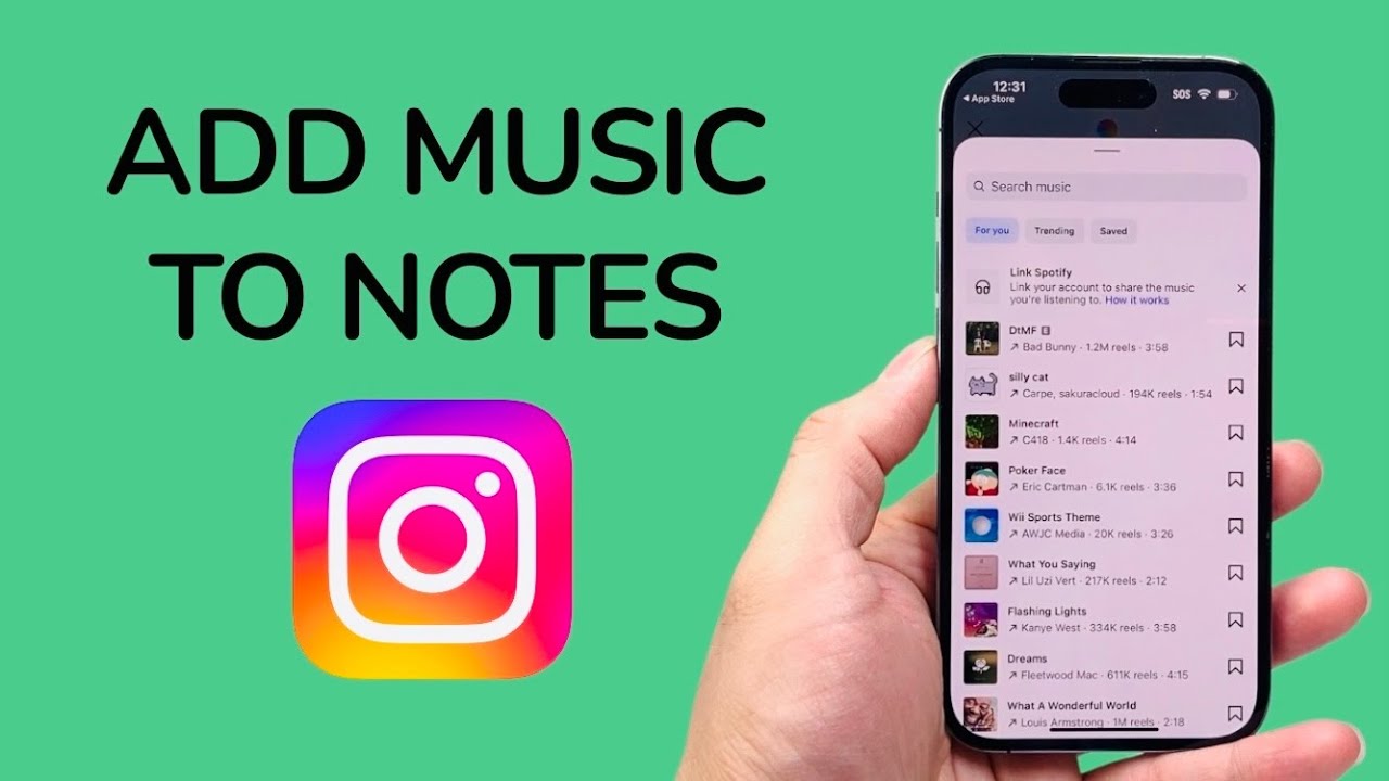How To Add Music To Instagram Notes