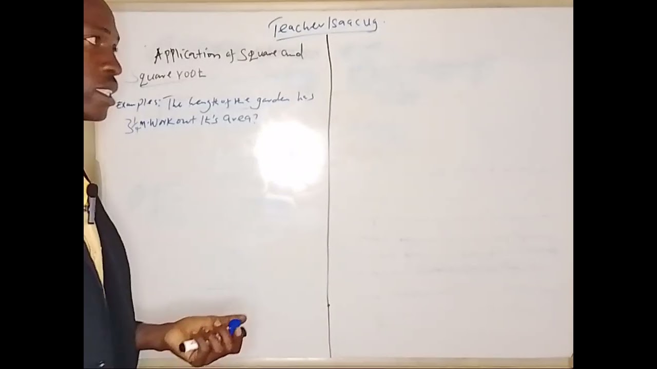 Grade 6: How to get application of square and square root 
