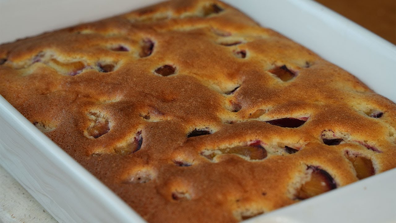 Rychlá švestková buchta, výborný hrnkový recept