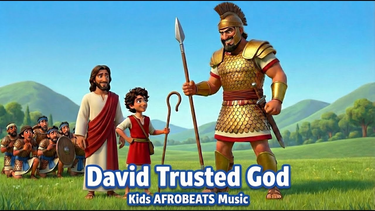 David Trusted God | KIDS AFROBEATS MUSIC | Bible Stories and Songs for Kids | Learn Bible Verses