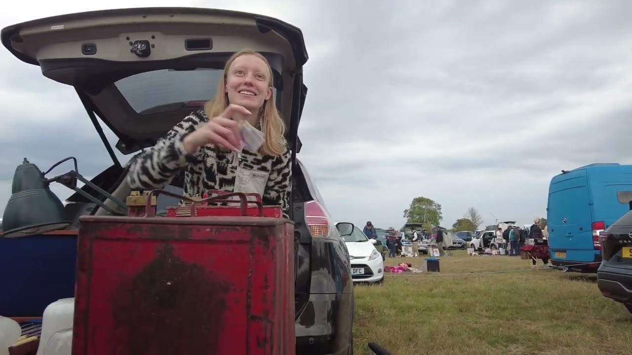 CarBoot walking around with me