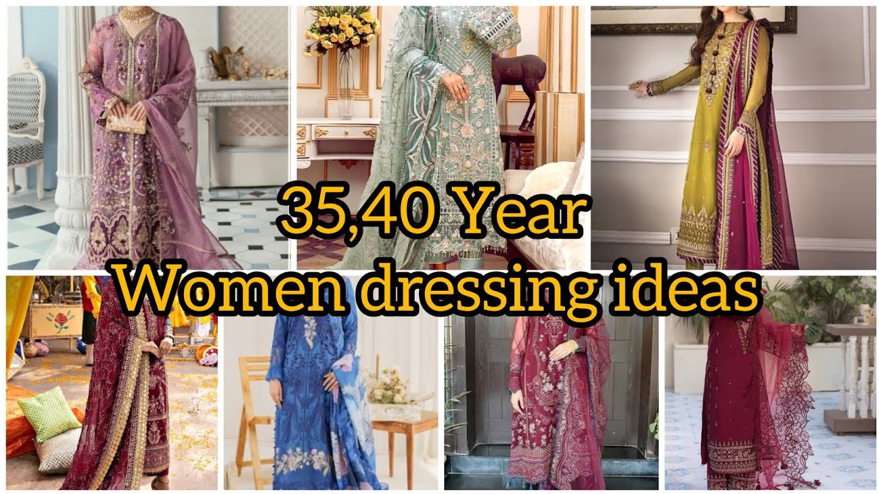 Women dressing ideas/35 to 40 Year women fancy dressing ideas 2026