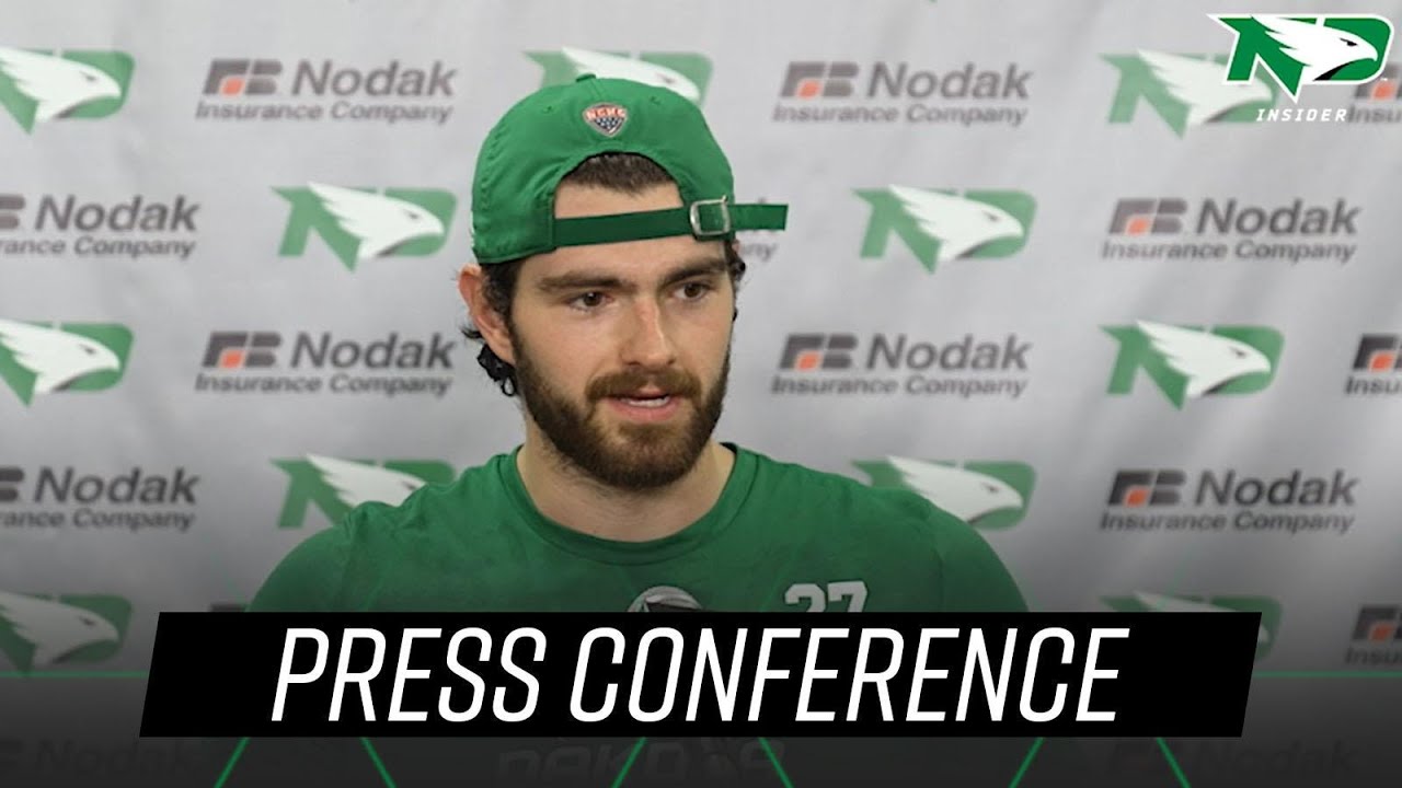 UND Hockey | Louis Jamernik V Weekly Press Conference | 10.18.23