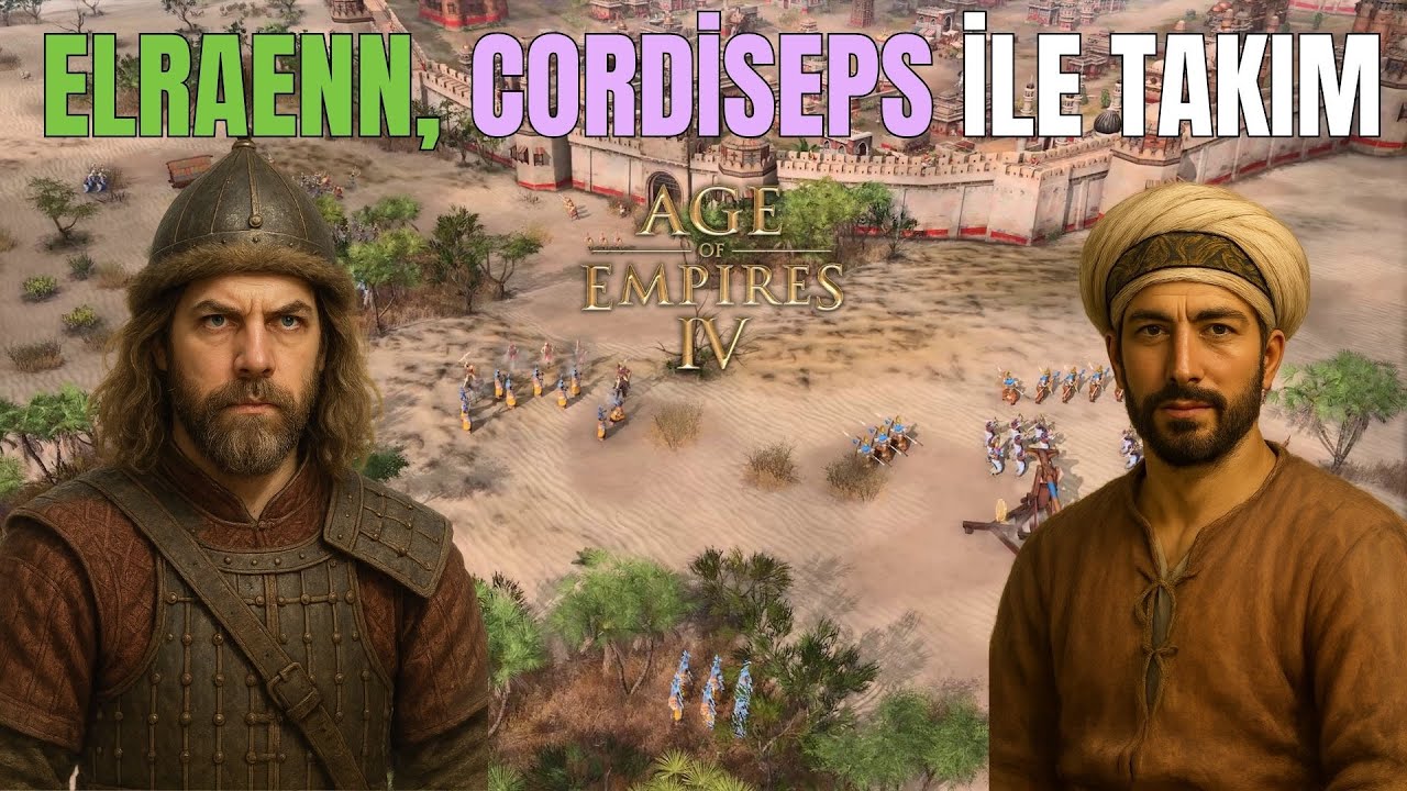 Elraen ve Cordiseps Ekibiyle Deliler Gibi Takım Maçları! | Age of Empires IV
