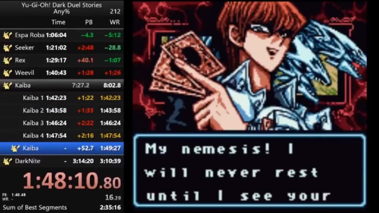 Yu-Gi-Oh! Dark Duel stories any% speedrun in 3:02:43 (with audio commentary)