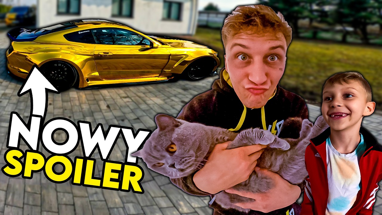NOWY SPOILER W  MUSTANGU ❤️
