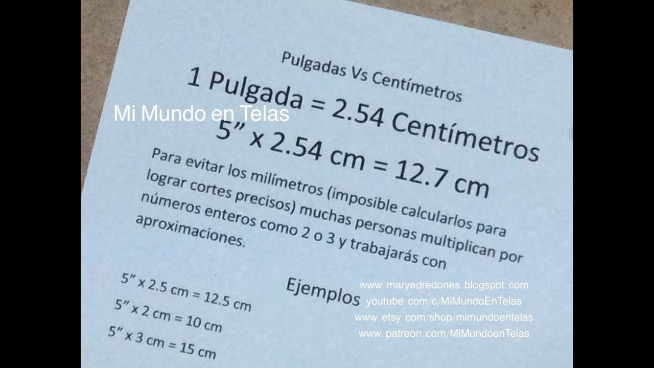 Entre Tú y Yo Más Detalles - LAS PULGADAS