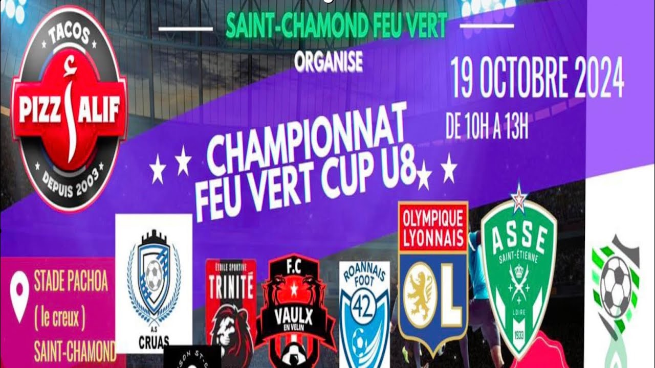 Championnat Feu Vert U8 Cup / Olympique Lyonnais vs Fc Vaulx en Velin / U8 GENERATION 2017