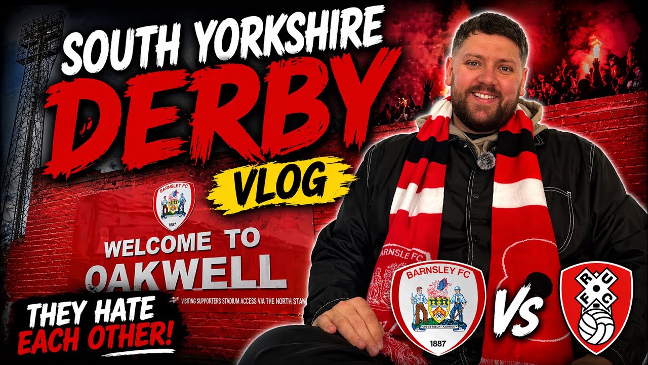 They HATE Each Other! Barnsley vs Rotherham Derby Day Vlog! ⚽️ 🔥 