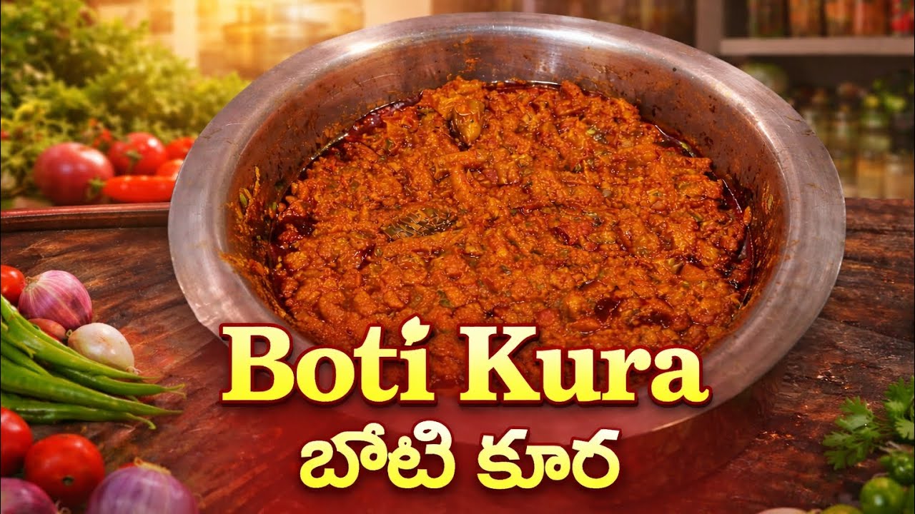 Boti Kura - (బోటి కూర) #boticurry #spicy #tasty #nonveg #nonvegrecipe #quick #foodvlog #food 