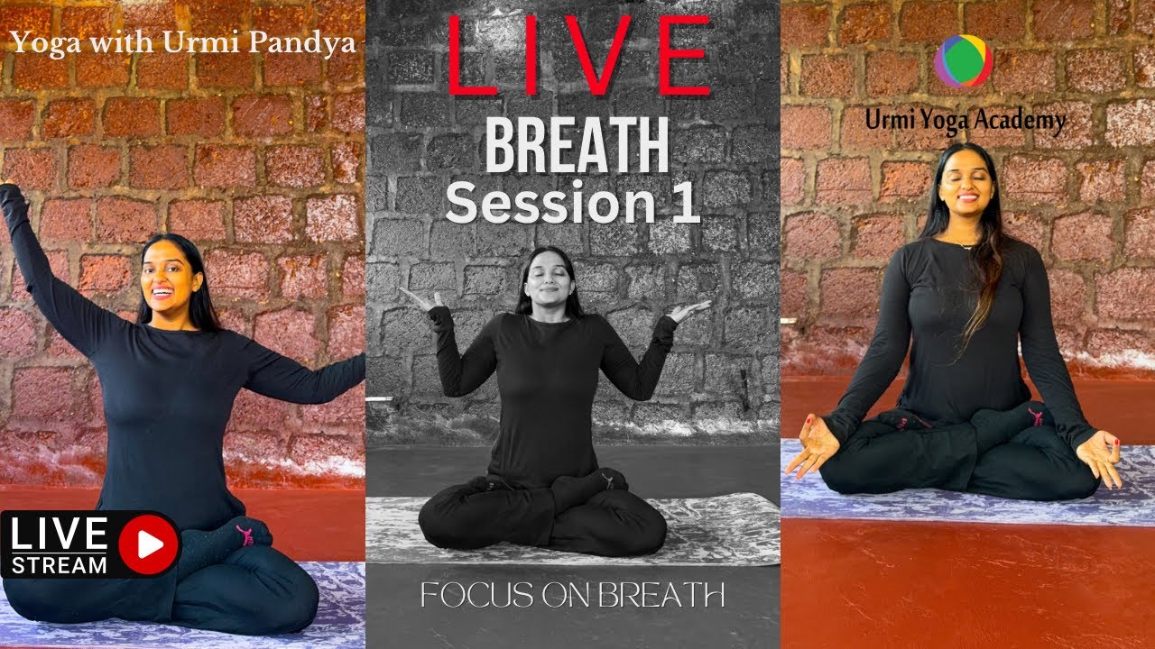 Live Yoga Session - 1 Breath | Yoga For All | Yoga with Urmi Pandya