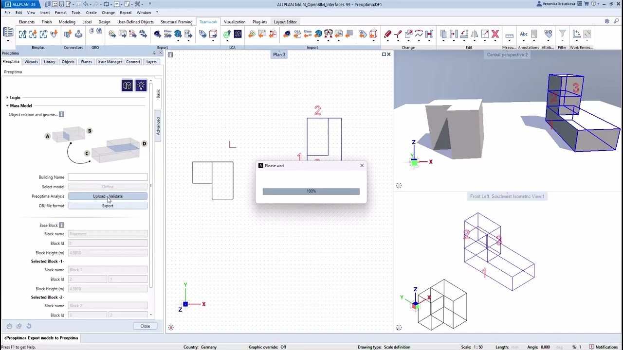 ALLPLAN - 32 - Integration with Preoptima