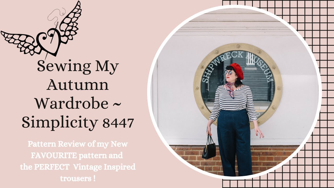 Sewing My Autumn Wardrobe ~ Pattern Review ~ Simplicity 8447 OR MY New Favourite Pattern