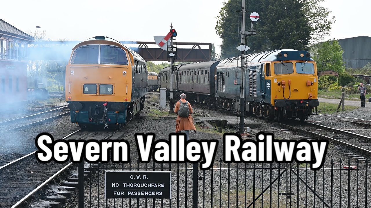 Severn Valley Railway | 20’s off on a jolly, Flags replace signal & D1015 appears in NEW PAINT!