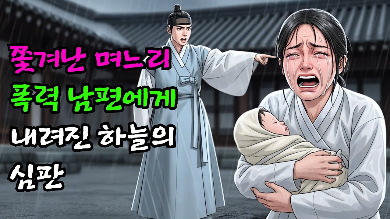 집에서 쫓겨난 며느리, 폭력 남편 앞에 드러난 하늘의 심판 | 야담 | 민담 | 설화 | 고전 | 옛날이야기 |야사