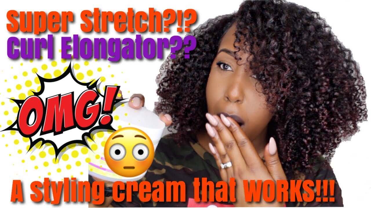 **SUPER STRETCH** CURL ELONGATOR STYLING....CREAM?!?!?!?! OMG!!!
