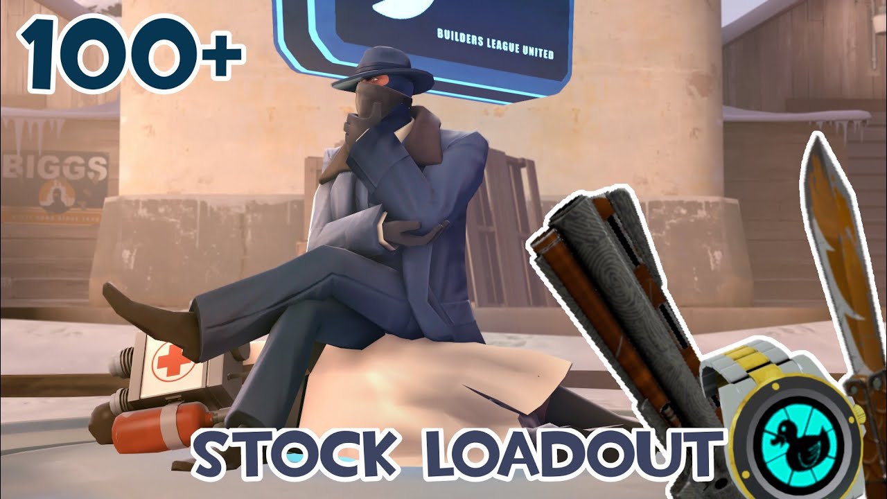 what 100+ hours spy looks like (Stock Loadout) || TF2 gameplay