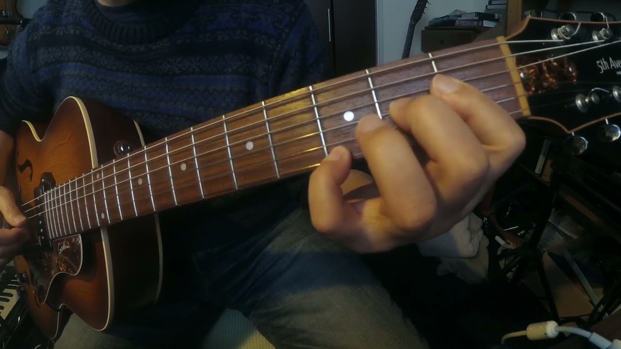 calling you, quick guitar tutorial by showing finger positions (from bagdad cafe)