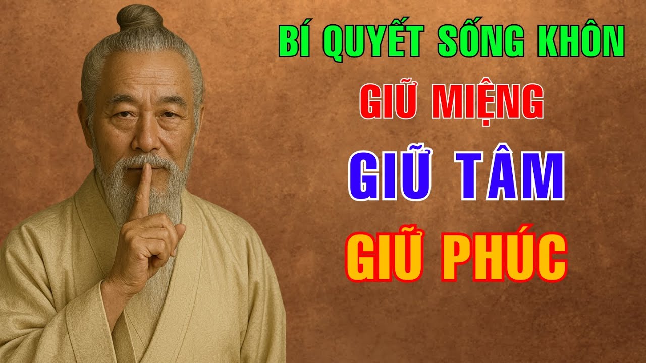 CỔ NHÂN DẠY: GIỮ MIỆNG - GIỮ TÂM - GIỮA PHÚC | BÍ QUYẾT SỐNG KHÔN