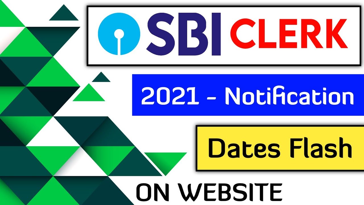 SBI Clerk 2021 Notification