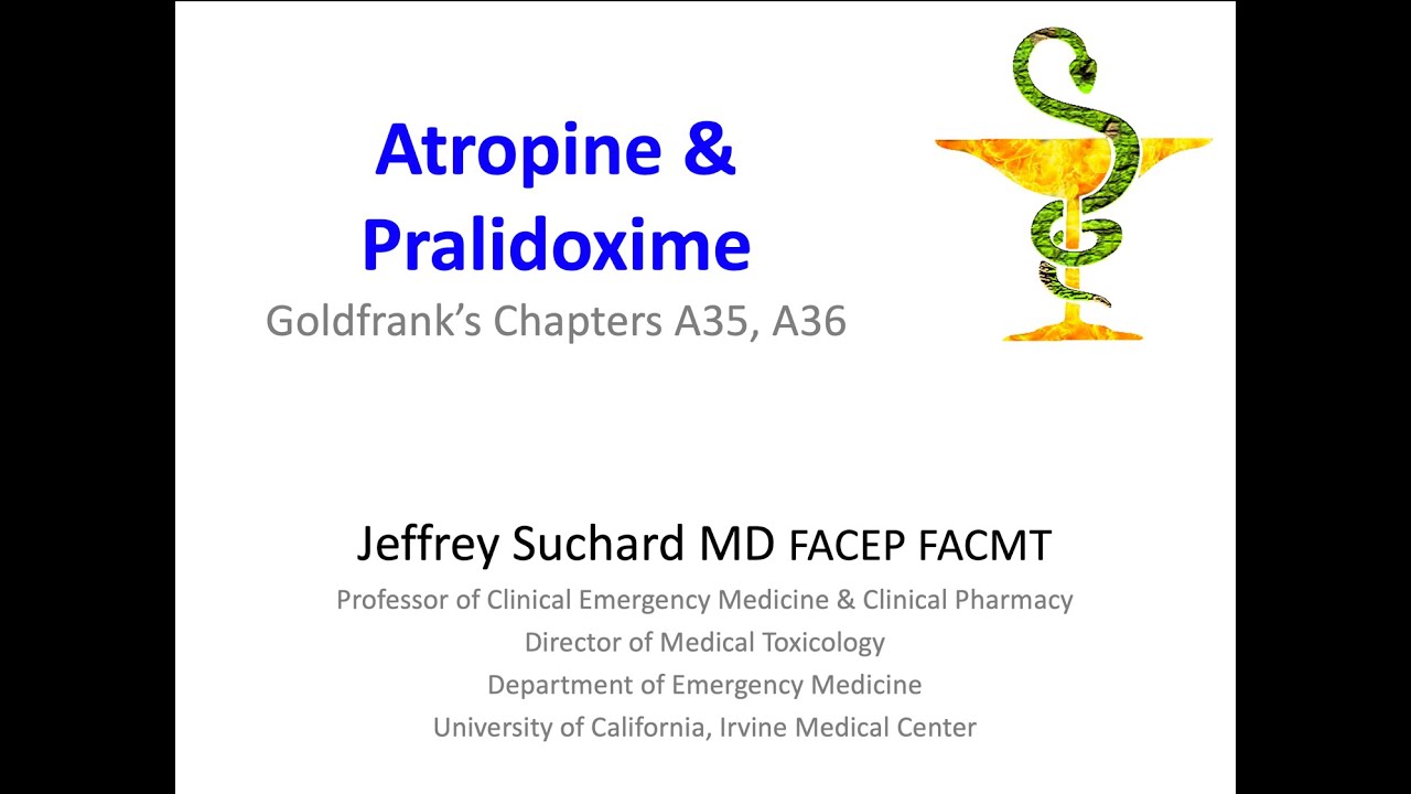 Atropine and Pralidoxime