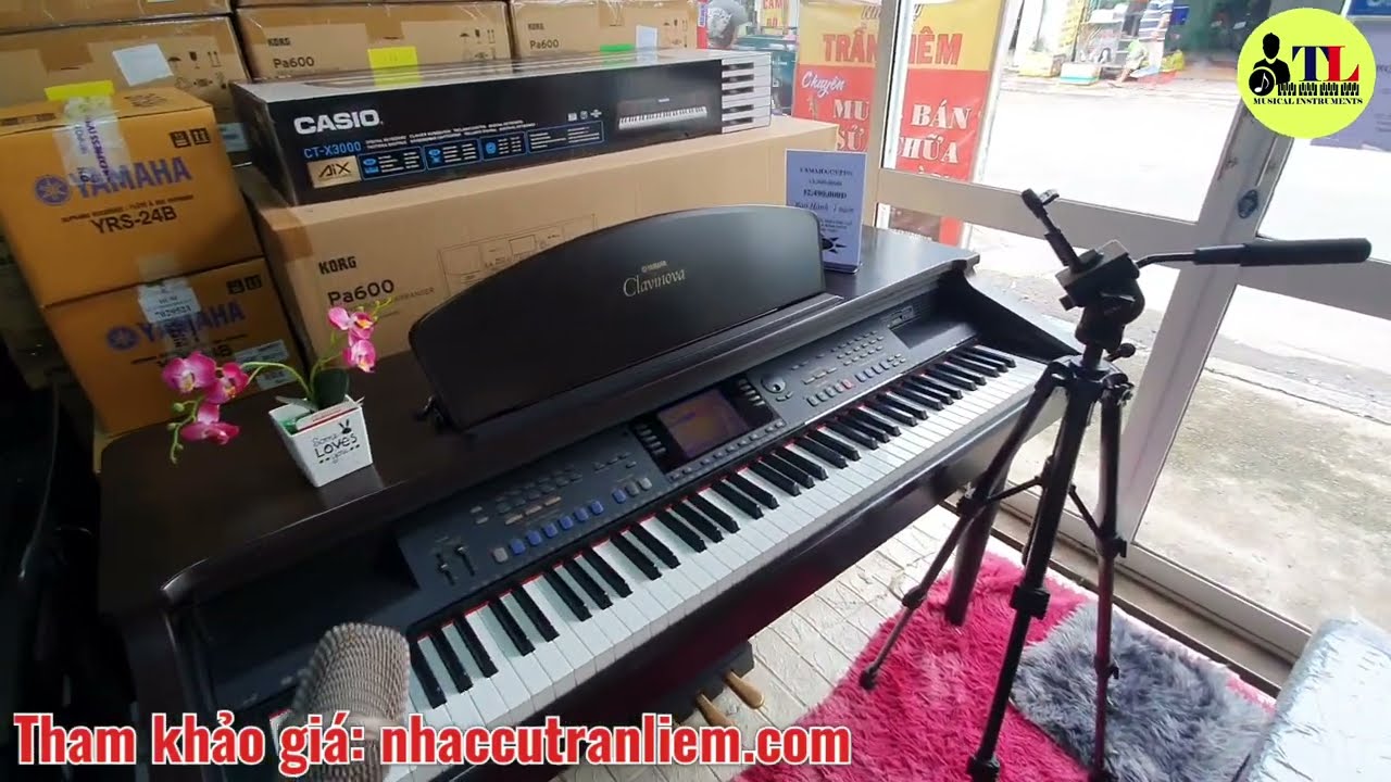 Hướng dẫn sử dụng chi tiết Piano Yamaha CVP105 tại Nhạc Cụ Trần Liêm