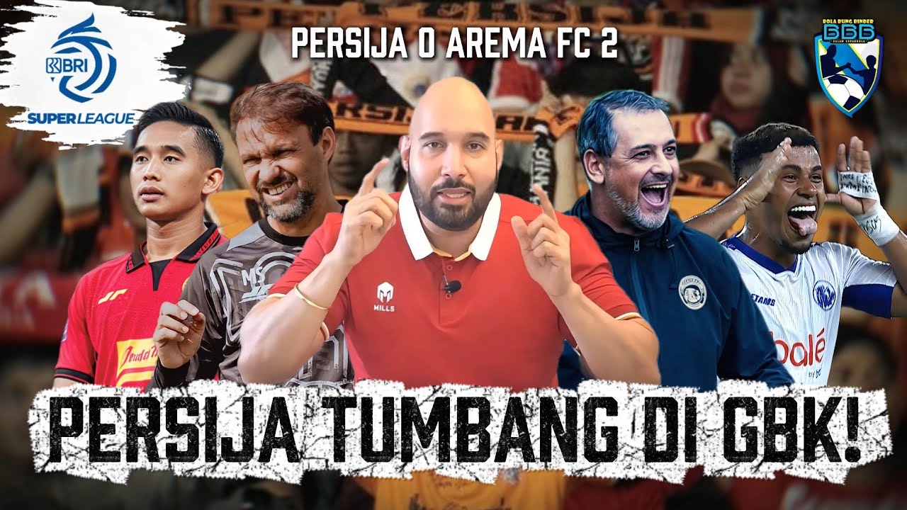 WOOWW! AREMA FC SIKAT PERSIJA DI GBK, SELISIH POIN DENGAN PERSIB SEMAKIN JAUH!