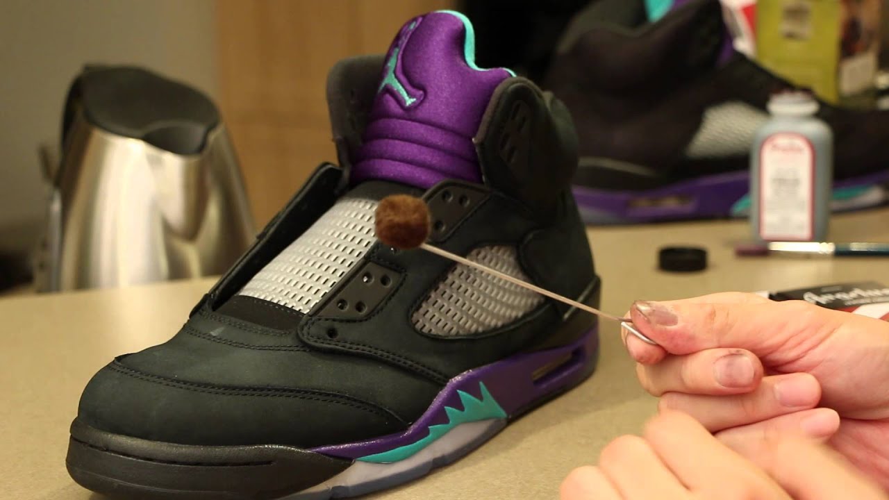 Restoration: How to Redye Suede or Nubuck Black Grape V