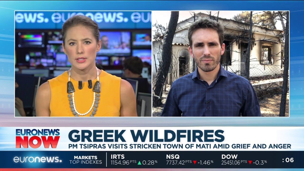 Greek Wildfires: PM Tsipras visits stricken town of Mati amid grief and anger