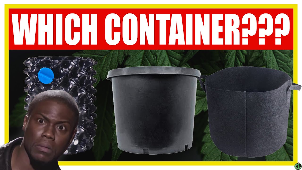 POT TYPES & SIZES for Growing Cannabis