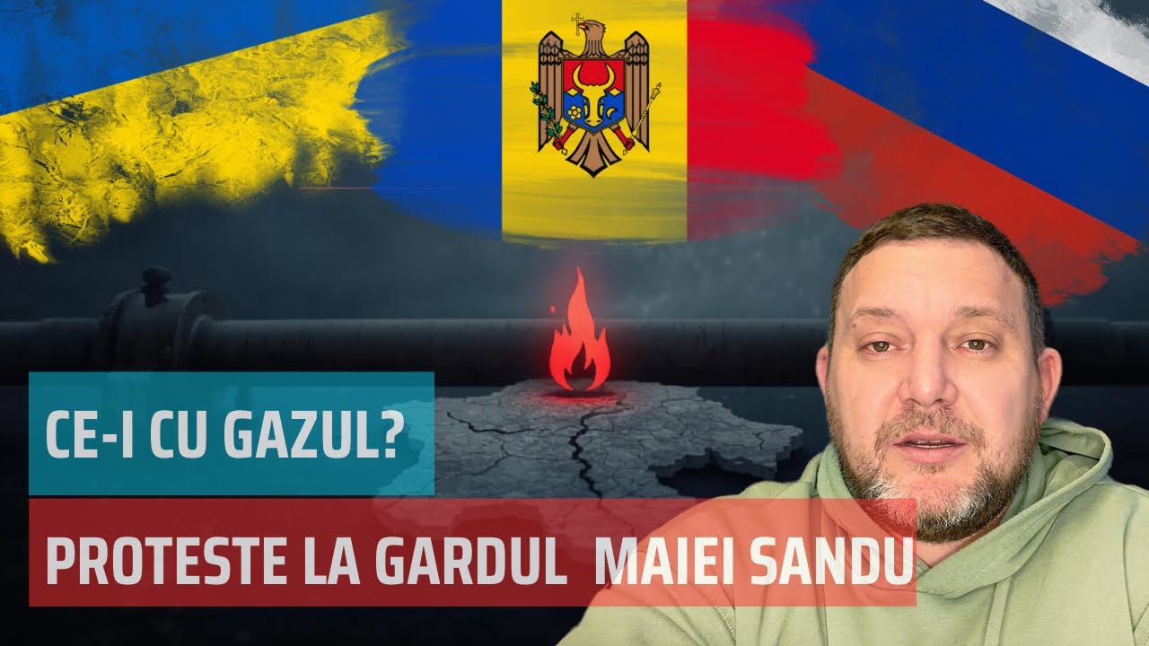 Proteste la gardul Maiei Sandu: Ce-i cu gazul? Ucrainenii frații noștri? 