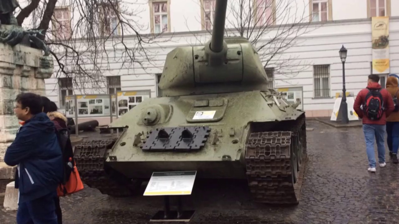Historical replica of Tank in Budapest
