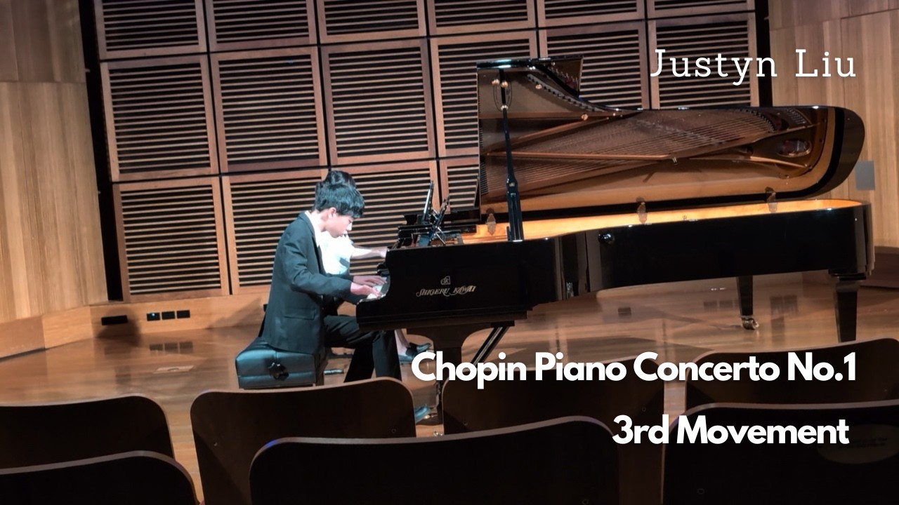 Chopin Piano Concerto No.1, Op.11, III by Justyn Liu at Sydney Eisteddfod Piano Concerto Competition