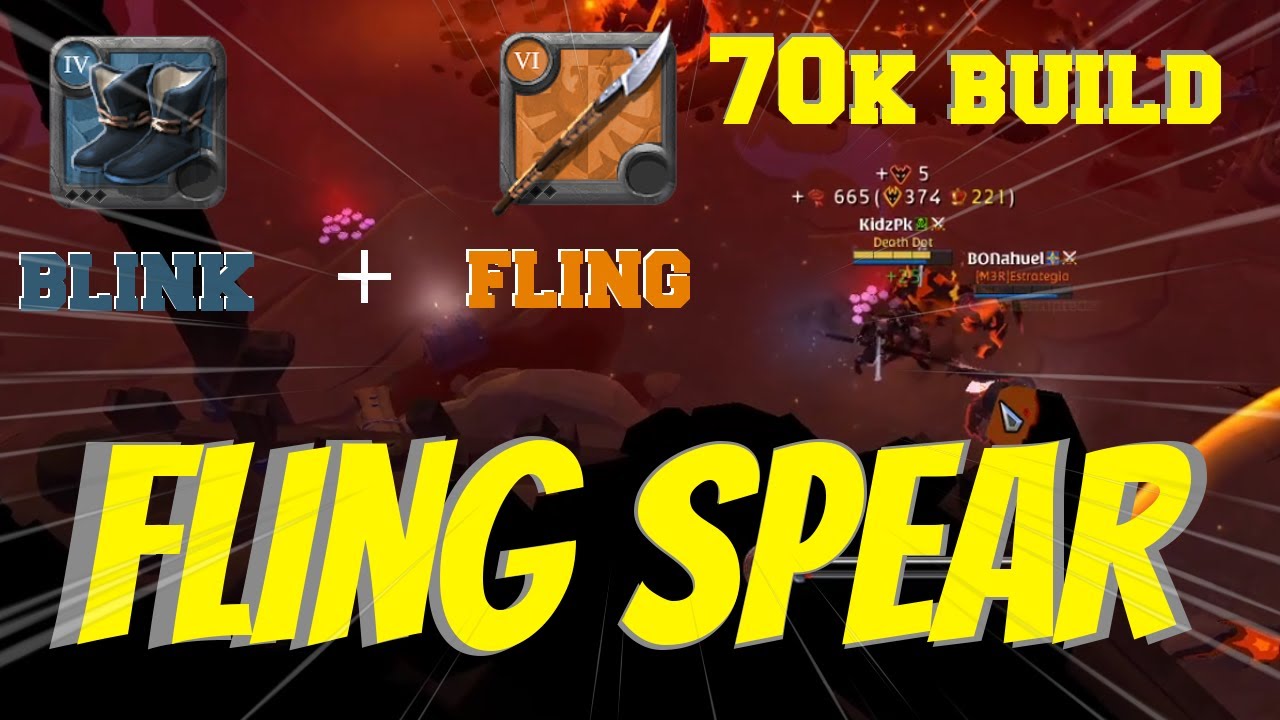 ALBION ONLINE | FLING SPEAR | GLAIVE | CHEAP BUILD | CORRUPTED DUNGEONS