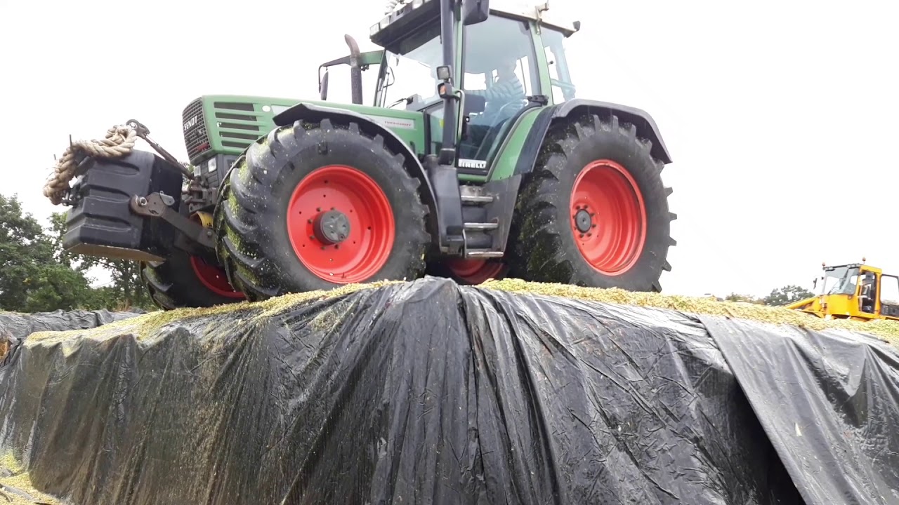 Mais kuil aanrijden-Werklust WG 18 B-Fendt 514 c