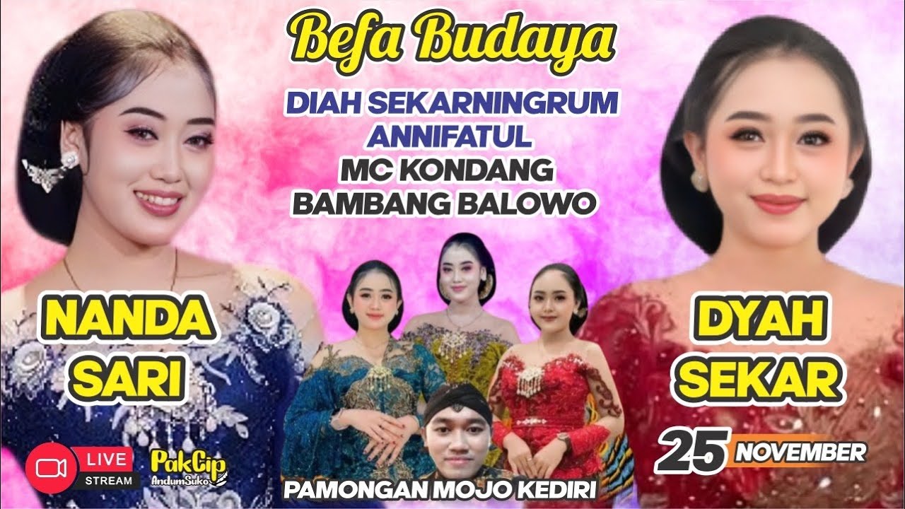 🔴LiVE Campursari BEFA BUDAYA BT NANDASARi & DYAH SEKAR /25-11-2025/ Desa Pamongan - Mojo - Kediri