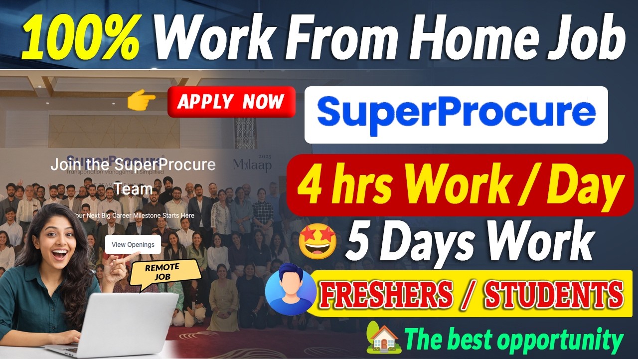 🔥100% Work From Home | Remote Job | 5 Days Working | Latest Jobs in Telugu | WFH JOBS