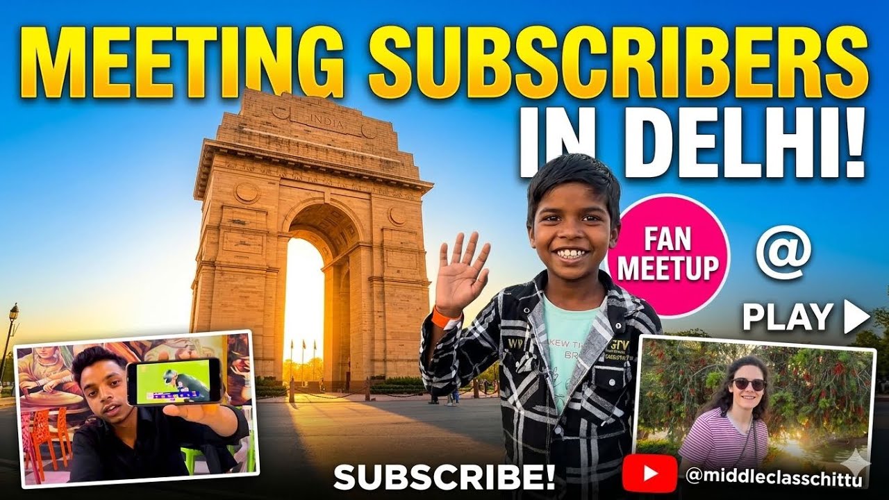 Fan Meetup at India Gate 🤣 | Amazing Experience Vlog |#jammu #bishnah #kishtwar #delhivlog #delhi 
