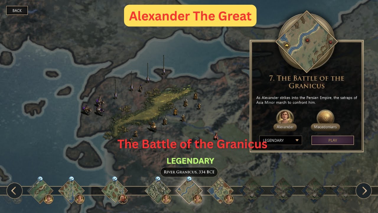 The Battle of the Granicus | Alexander the Great | AOE 2 DE Chronicles | Legendary