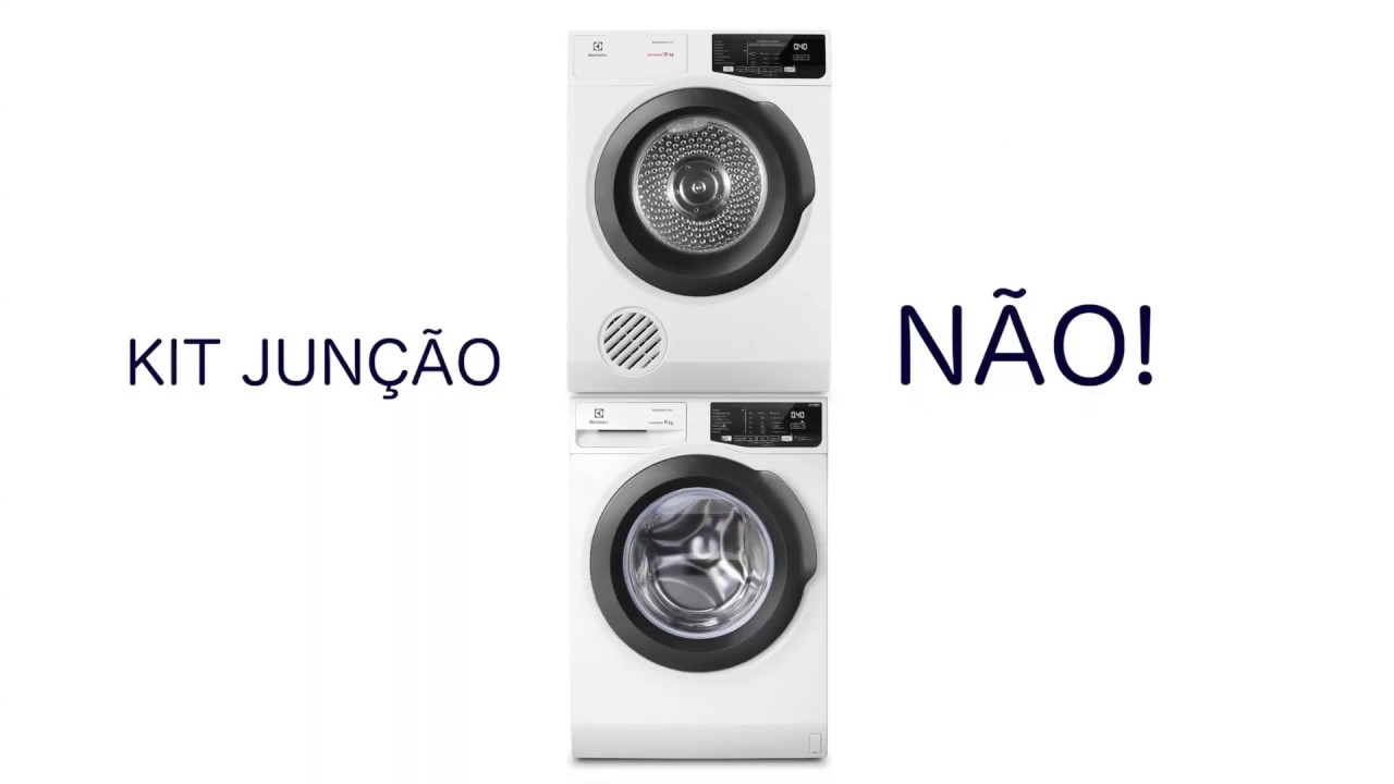 Lavadora LFE11 e Secadora SFP12 - KIT JUNÇÃO NÃO