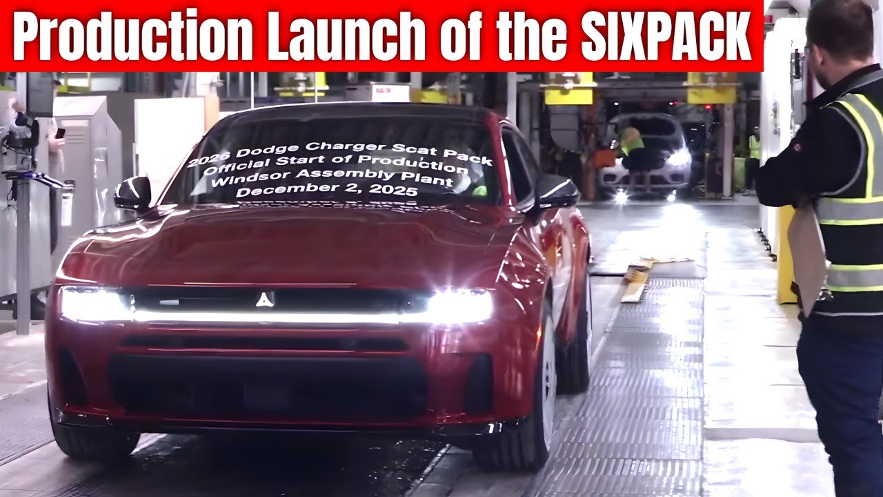Начало производства двухдверного Dodge Charger Scat Pack 2026 года с двигателем SIXPACK