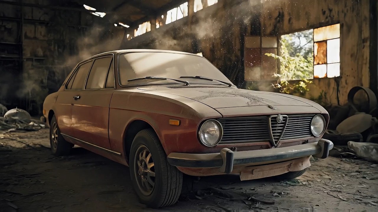 RESTAURAÇÃO DE UM ALFA ROMEO 2300 ESQUECIDO POR DÉCADAS EM UMA GARAGEM ANTIGA
