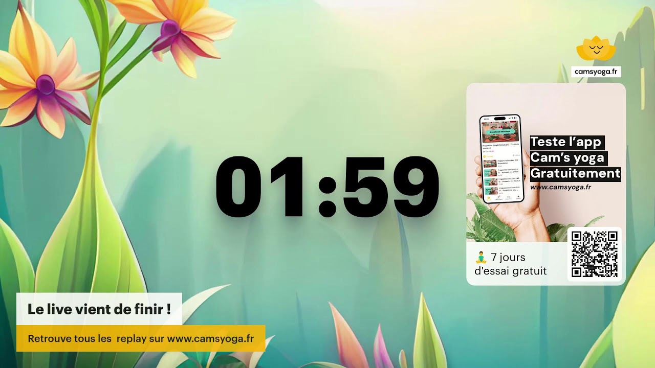 🧘‍♂️ Yoga Gratuit - 45 min | Cam's Yoga
