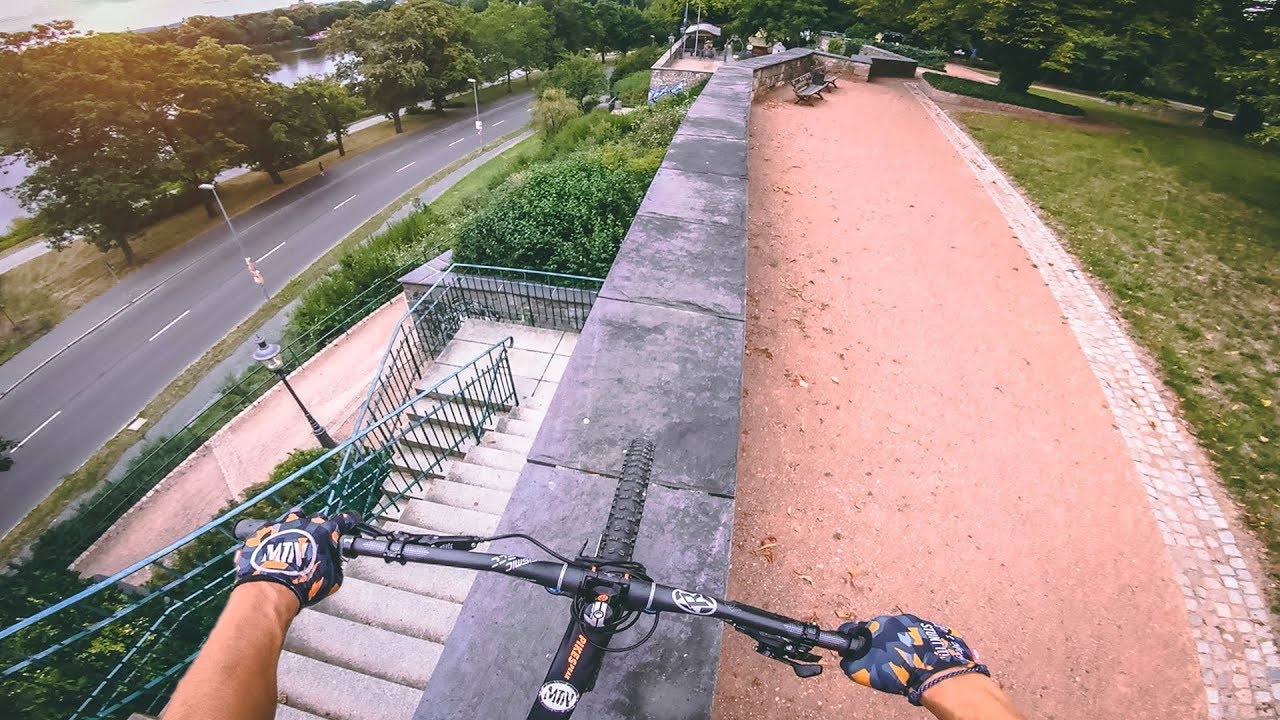 SELF FILMED URBAN MTB in CHEMNITZ, GERMANY!