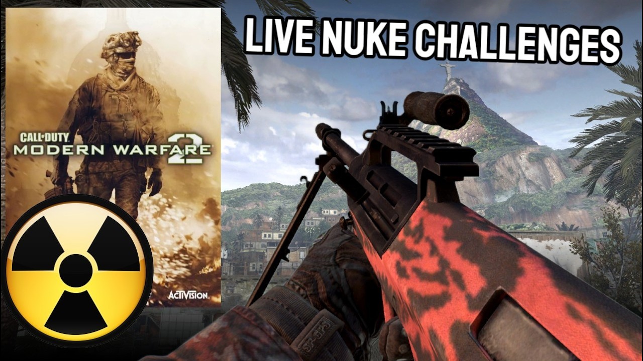 MW2 (2009) LIVE Nuke Challenges (10 Nukes This Stream.. but it took awhile for the first lol) 