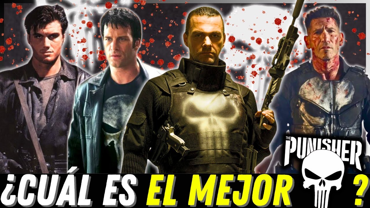 ¿Cuál es el MEJOR PUNISHER live action? 💀 Rankeamos todas las versiones de EL CASTIGADOR