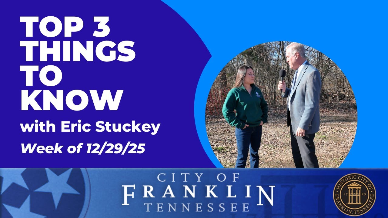 TOP 3 THINGS TO KNOW WITH ERIC STUCKEY: Week of 12/29/25