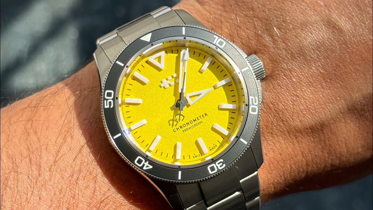 A Star Submerged: Christopher Ward C60 Trident Lumière Yellow | The COSC-Certified Titan of Light 