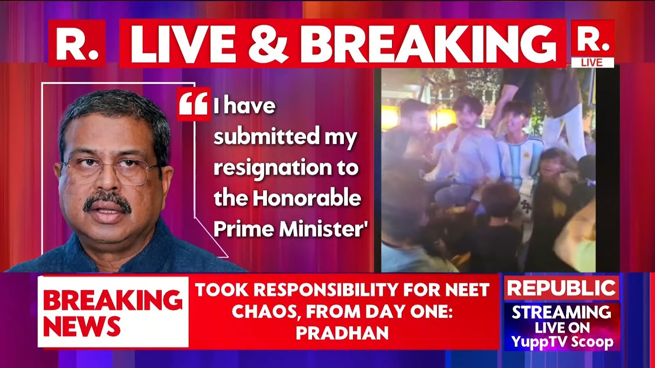Dharmendra Pradhan Resigns as Education Minister | Watch His Full Statement LIVE | Republic TV